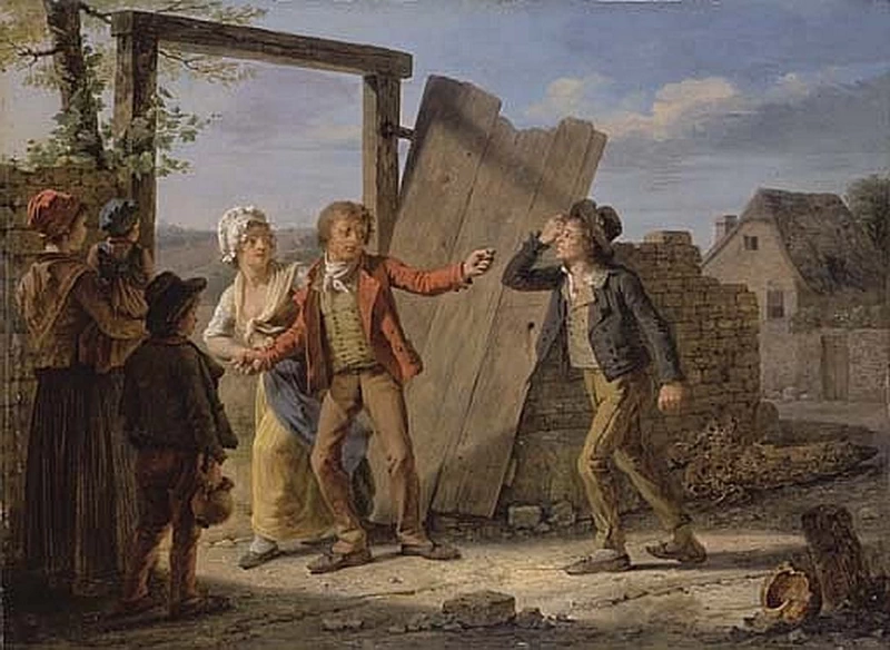 71-Michel Martin Drolling-La controversia  